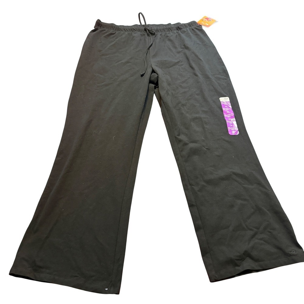 C9 by Champion Womens Relaxed Fit Sweatpants Black XL‎ Athleisure Wide Leg
